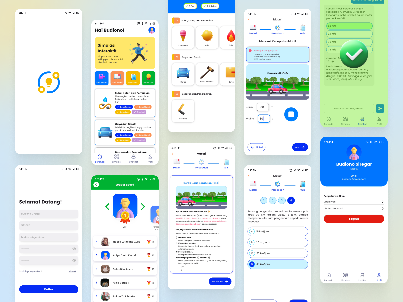 FISIMATE: Student Portal | Mobile Physics Learning Application